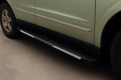 Боковые пороги подножки для SsangYong Action 2006+