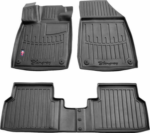 Комплект килимків в салон Stingray VOLKSWAGEN ID.4 (2020-...) Чорний 4 шт (5024234)