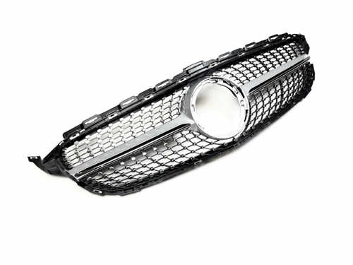 Решітка радіатора Diamond Silver Mercedes C-Class W205 2019-2021