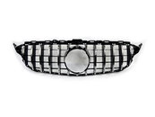 Решітка радіатора GT Panamericana чорна з хромом Mercedes C-Class W205 2015-2018