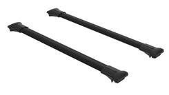 Багажник на рейлинги Toyota LC 120 Prado 2002-2009 Turtle Diamond, черный (2шт.)