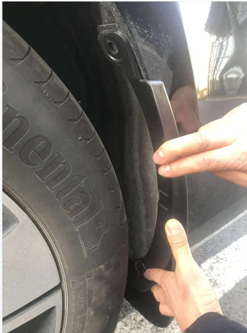 Бризковики до Mercedes V-class, Vito AMG обвес 2014-2023, к-кт (4шт.)