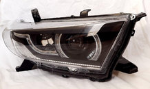 Передня оптика LED для Toyota Highlander XU40 2012-2015 стиль Range Rover Evogue