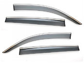 Вітровики Lexus LX570, з хром окантовкою 4шт.