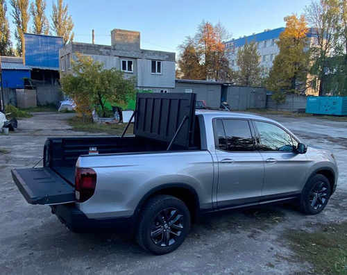 Алюмінієва кришка двосекційна (чорна) на кузов для Toyota Tundra