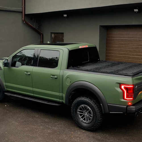 Алюмінієва кришка трьохсекційна (чорна) на кузов для Nissan Titan