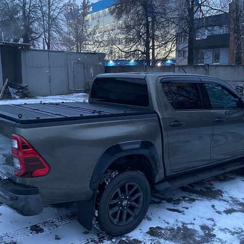 Алюмінієва кришка трьохсекційна (чорна) на кузов для Nissan Titan