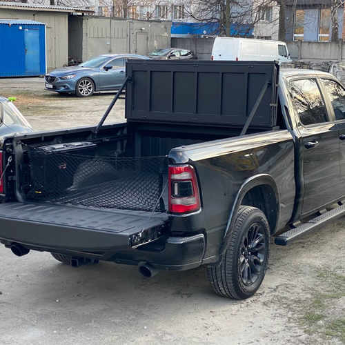 Алюмінієва кришка трьохсекційна (чорна) на кузов для Nissan Titan