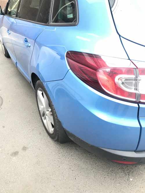 Брызговики задние Renault Megane 3 универсал 2009-2016, (2шт.)