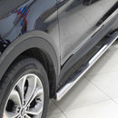 Пороги труба (чорний метал) для Touareg 11+