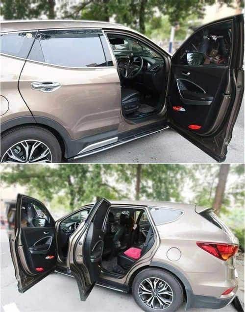 Бічні підніжки пороги Hyundai Santa Fe 3 2012-2018 оригінальний дизайн