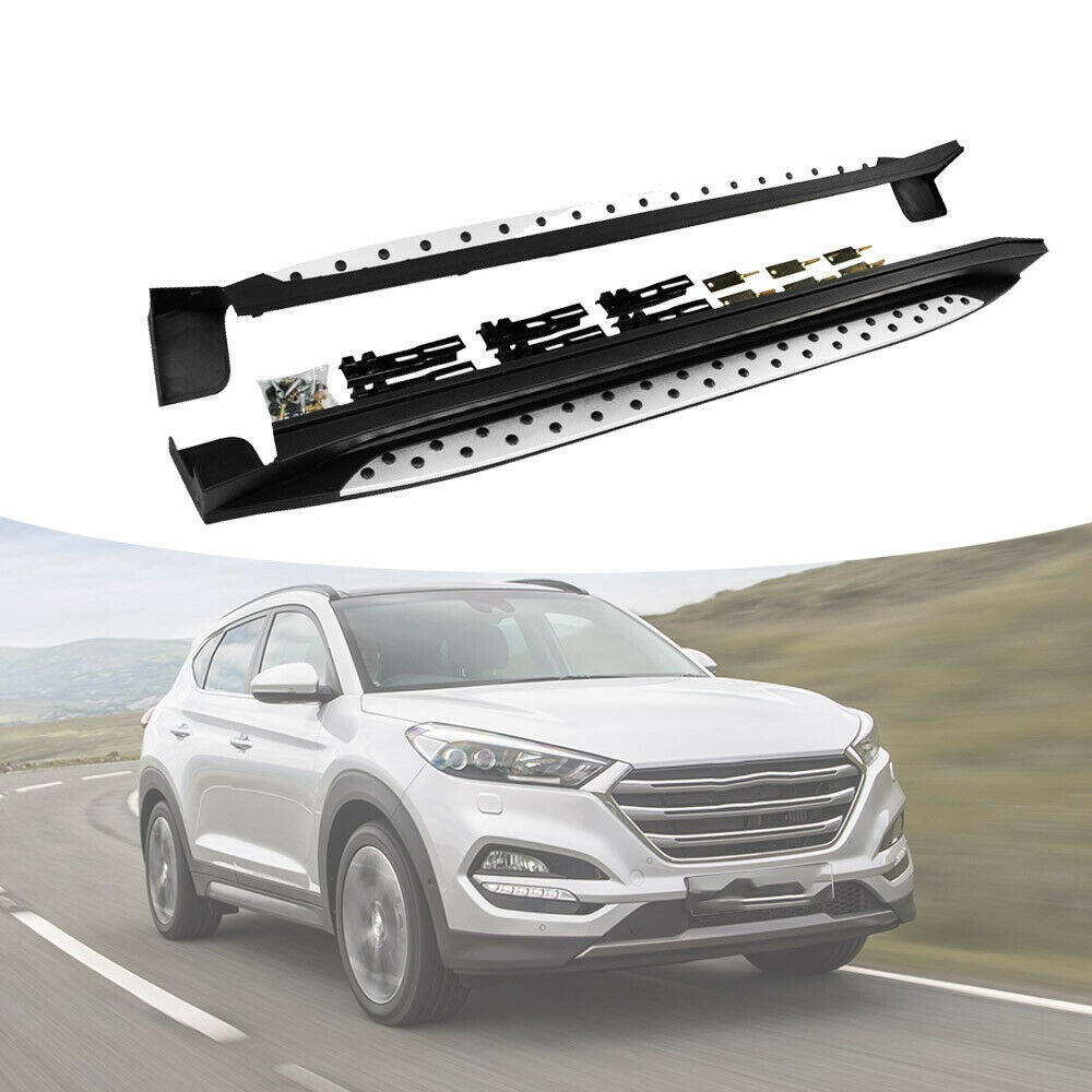 Купить Боковые пороги подножки Hyundai Tucson 2015-2020