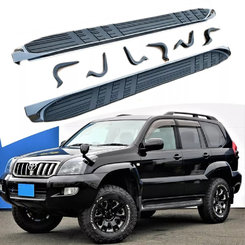 Пороги подножки Toyota Prado 120 оригинальный дизайн