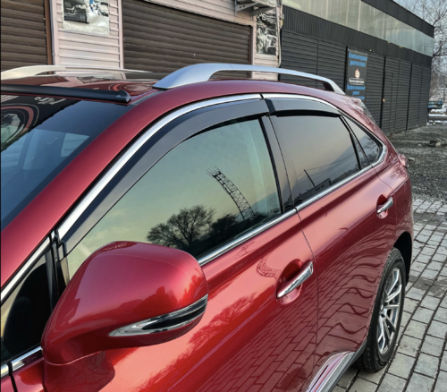 Вітровики Lexus RX 2009-2015, з хром окантовкою 4шт.