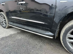 Бічні підпорожники (нерж) для Lexus LX570/450d 2007-2015