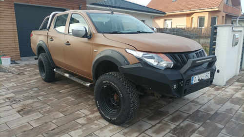 Передній силовий бампер Dakar для Mitsubishi L200 2015-2019