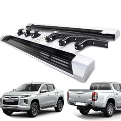 Боковые пороги подножки Mitsubishi L200 2006-2024 OEM