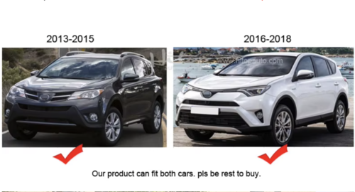 Бічні підніжки пороги на Toyota RAV4 2013-2018