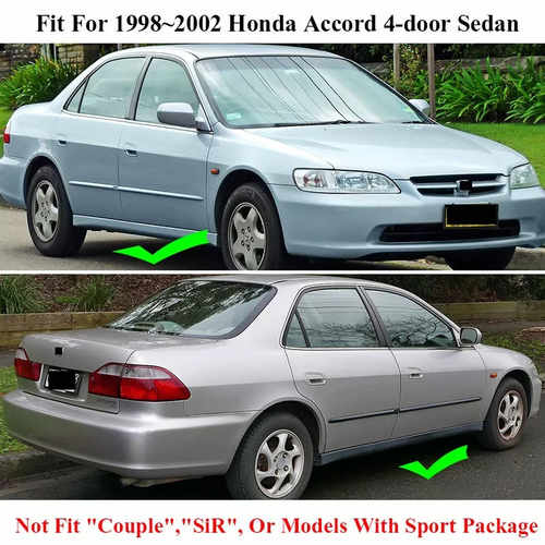 Бризковики Honda Accord USA 1998-2003, к-кт (4шт.)
