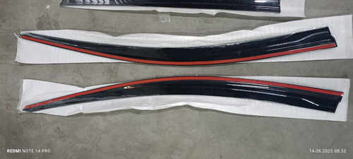 Ветровики Volkswagen ID.4 2020+, без хрома 4шт.