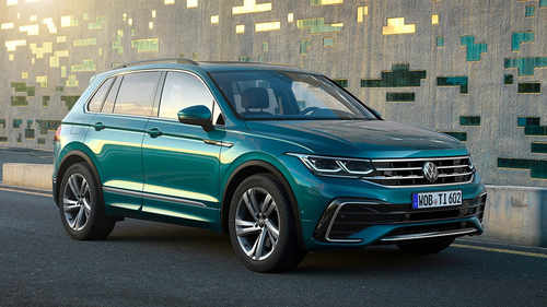 Бризковики передні Volkswagen Tiguan R-line 2020-2024, (2шт.)