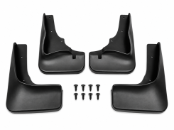 Бризковики Mitsubishi Outlander XL 2006-2012 Широкий порог,(4шт.) Premium