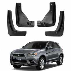 Бризковики Mitsubishi ASX 2010-2019 без арок, (4шт.) Premium