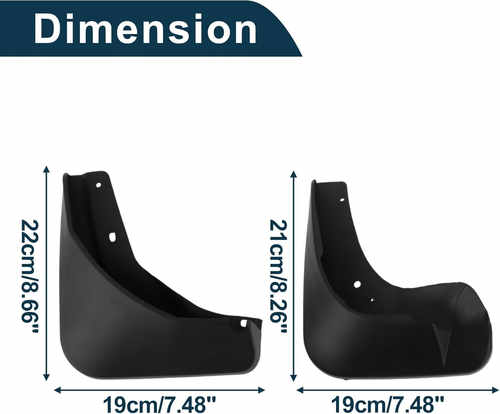 Бризковики Skoda Fabia 2014-2021 хетчбек, (4шт.) Xukey