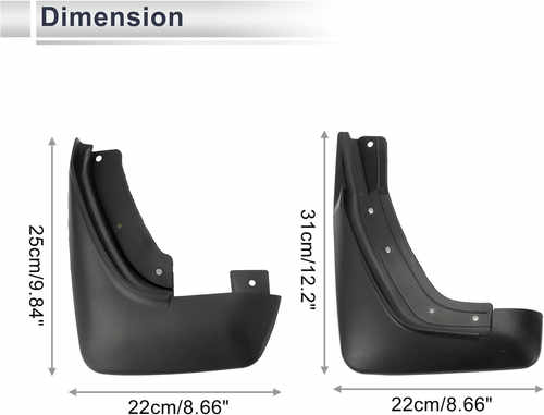 Бризковики Volvo S80 2009-2015, к-кт 4шт. Xukey