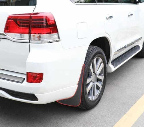 Бризковики Toyota Land Cruiser 200 2016-2021 з обвісом (обками), к-кт 4 шт. Benke