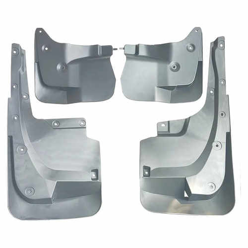 Бризковики Toyota Land Cruiser 200 2016-2021 з обвісом (обками), к-кт 4 шт. Benke