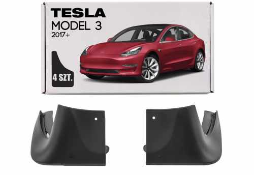 Бризковики передні Tesla Model 3 2016-2023, (4шт.)