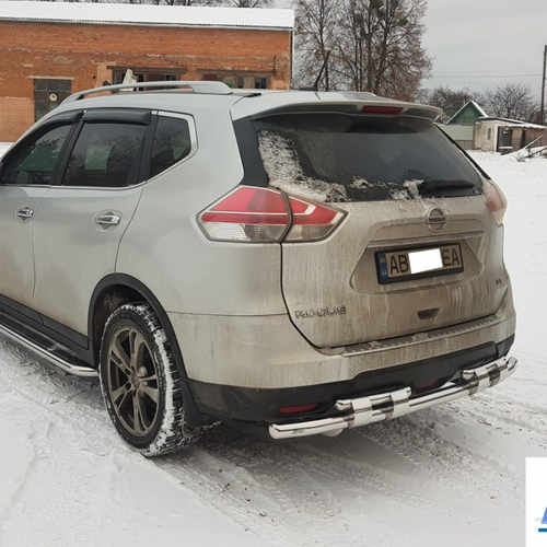 Захист заднього бампера для Nissan Rogue X-Trail (2014-2017)