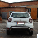 Захист заднього бампера скобою для Renault Duster 2018+