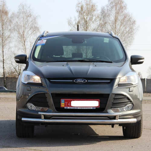 Захист переднього подвійний бампер для Ford Kuga 2013-