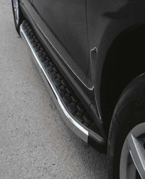 Алюмінієві Пороги Omsa Line BlackLine для Mercedes X-Class