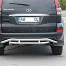 Захист заднього бампера подвійна для Toyota Land Cruiser 120