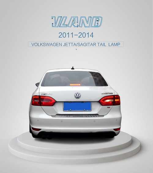 Світлодіодні задні ліхтарі LED для Volkswagen Jetta Mk6 2011-2015