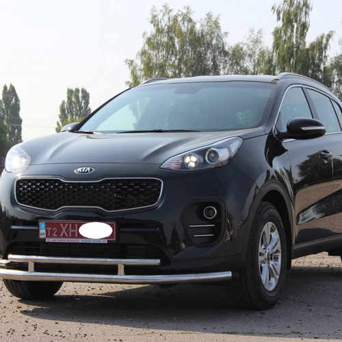 Передій захист подвійний для Kia Sportage 2016-