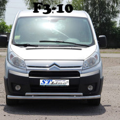Захист бампера подвійний для Citroen Jumpy 2007+