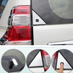 Хром накладки заднего стекла для Toyota Land Cruiser Prado 150 2009-2017