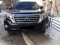 Решетка радиатора черная для Toyota Land Cruiser Prado 150 2013-2017