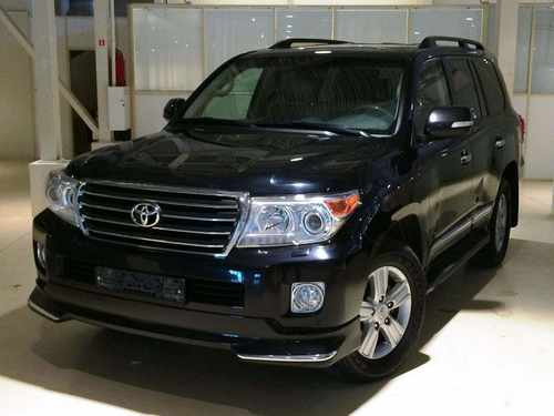 Спідниця переднього бампера Toyota Land Cruiser 200 2012-2015