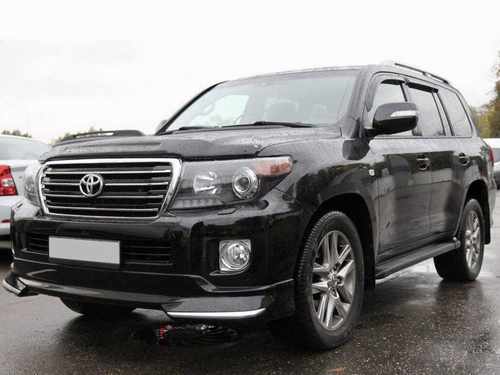 Спідниця переднього бампера Toyota Land Cruiser 200 2012-2015