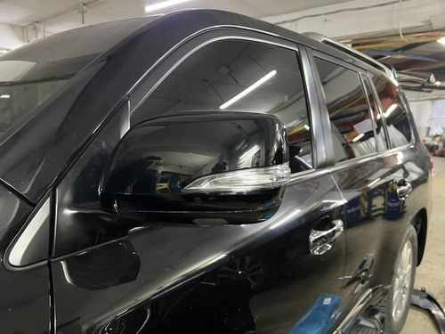 Рестайлінгові замінні кришки з поворотами Toyota LC 200 2007-2011 / Lexus LX 570 2007-2011 модель Lexus LX 2012+ колір білий перламутр