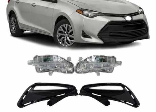 Протитуманні фари Toyota Corolla USA L LE 2017-2018 (настановний комплект)