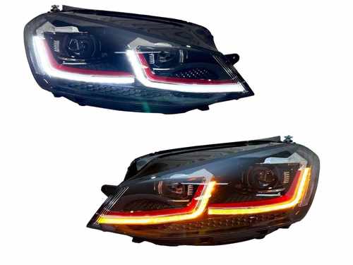 Передні фари FULL LED для Golf 7 2012-2017 стиль GTI