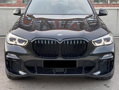 Решітка радіатора ніздрі M-Perfomance стиль BMW X5 G05 2019 - чорний глянець 2шт.
