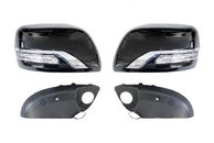 Кришки дзеркал Executive Lounge з повторювачами поворотів та підсвічуванням Toyota Land Cruiser 200 / Prado 150 / LX 570