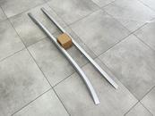 Рейлінги на дах Nissan Kicks 2016-2022 оригінальний дизайн (абс пластик, монтаж на скотч)